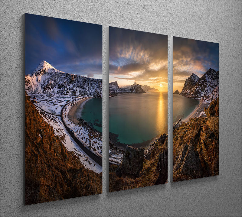 Vikbukta 3 Split Panel Canvas Print