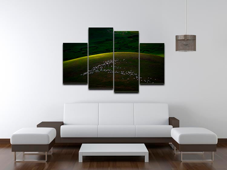 The Perfect Time 4 Split Panel Canvas