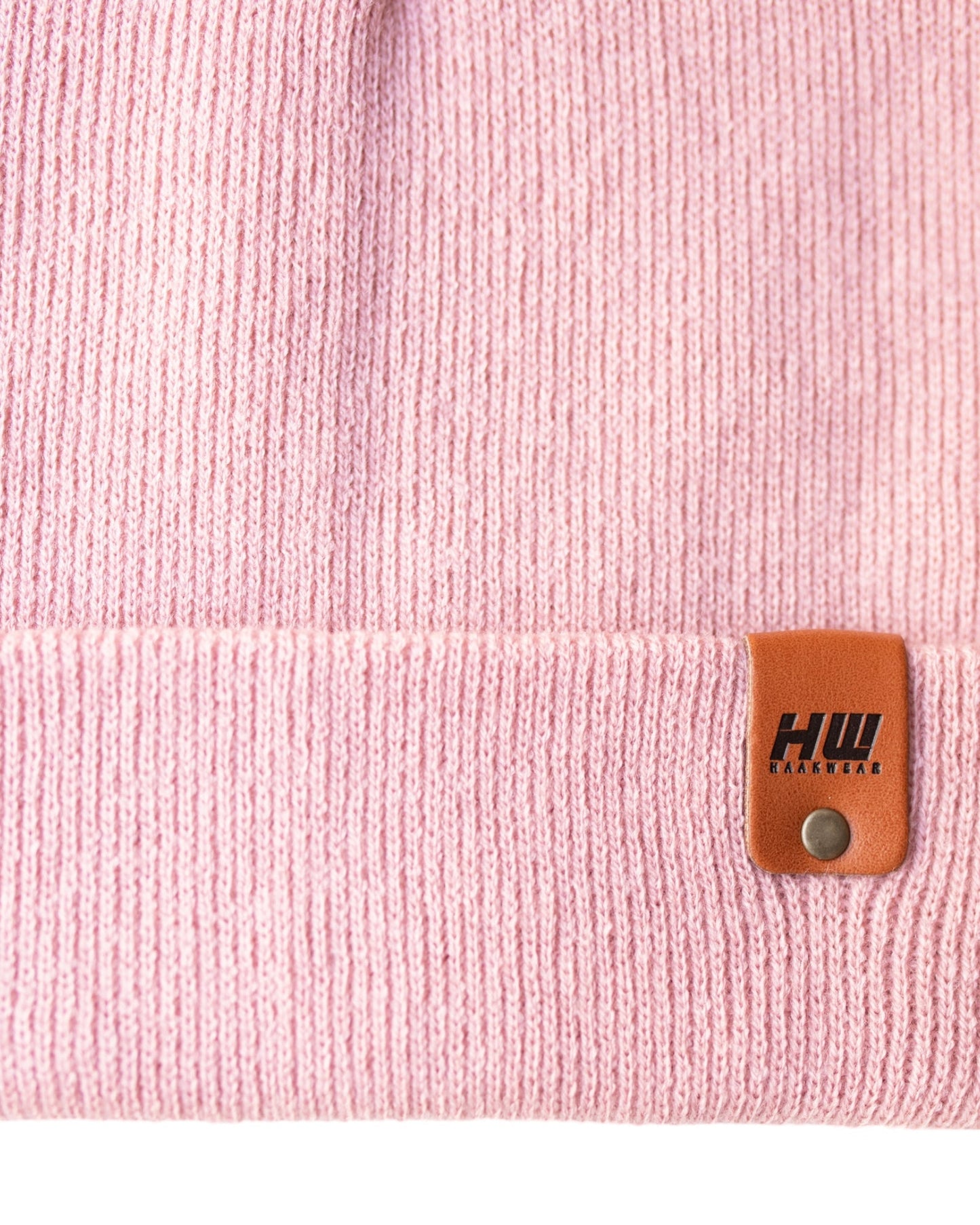 HAAKWEAR Knit Cuffed Beanie - Pearl Pink