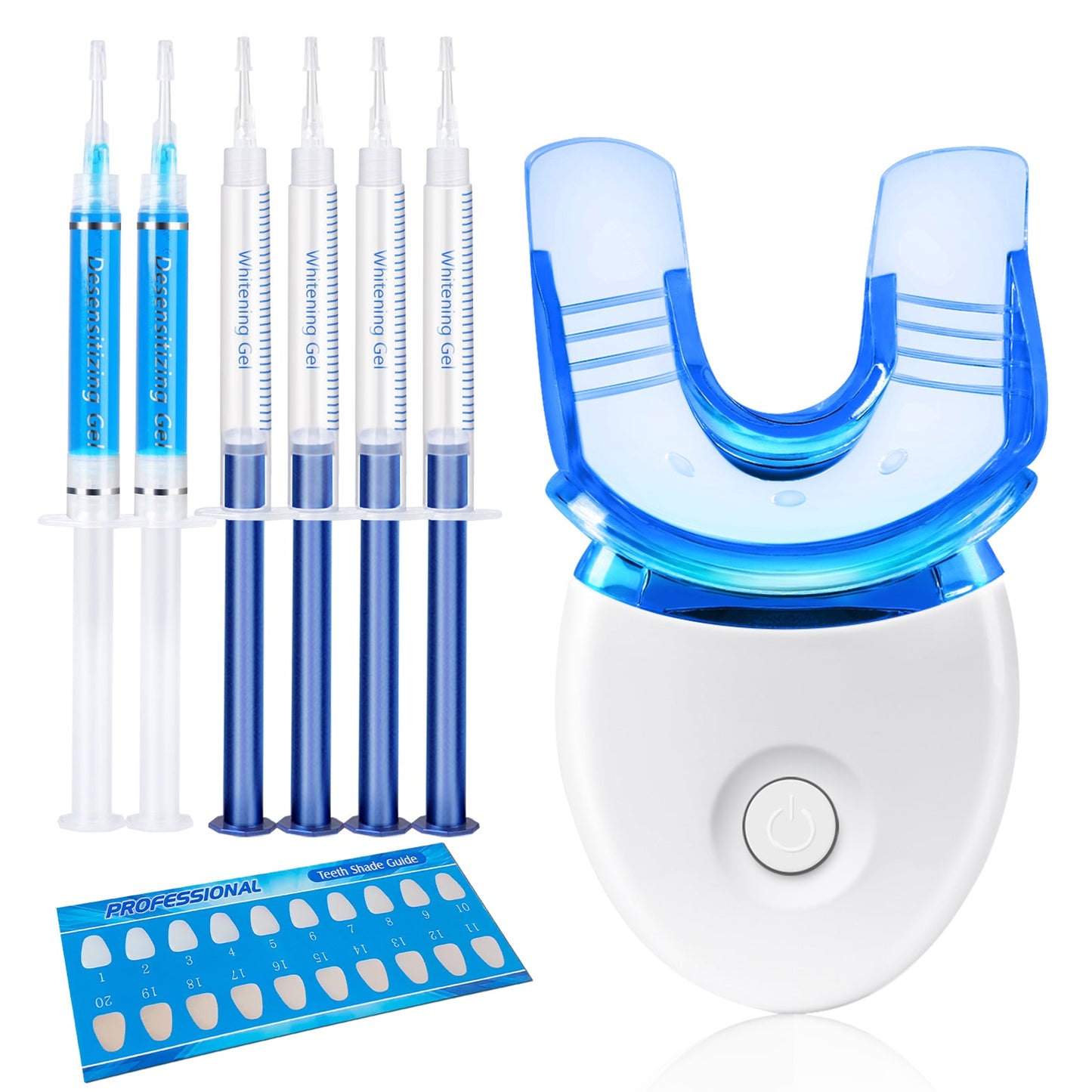 Whitening Kit for Sensitive Teeth Oral Care Includes LED Light 4