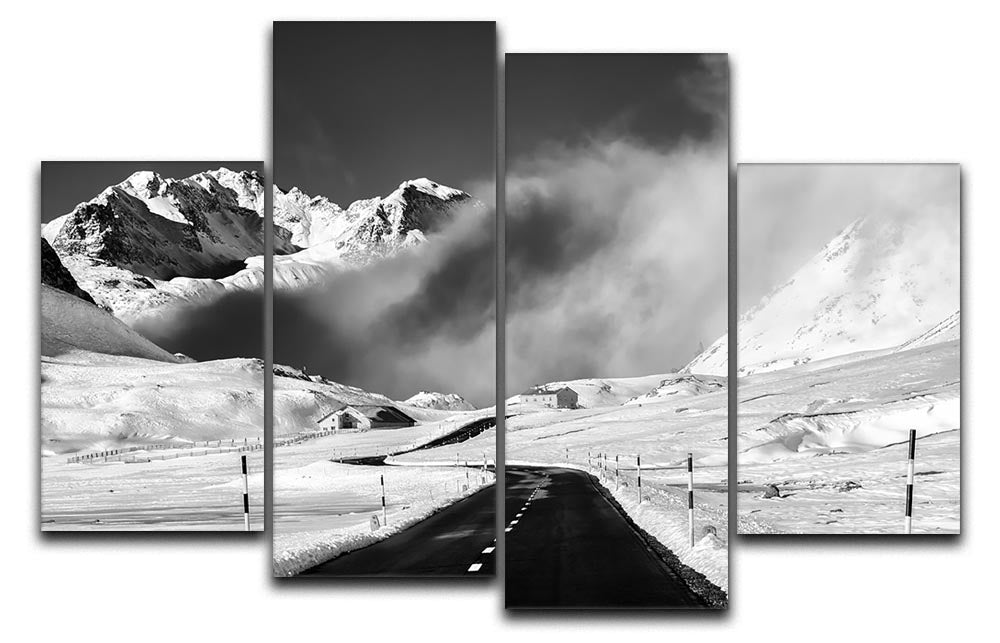 Venturing Into The Unknown 4 Split Panel Canvas