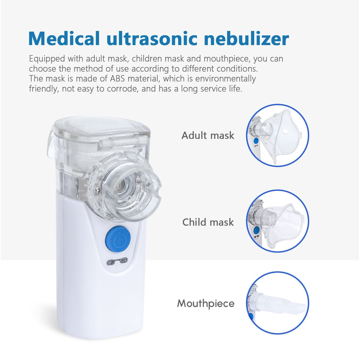 Portable Nebulizer for  Kids and Adults Home Use Travel Friendly