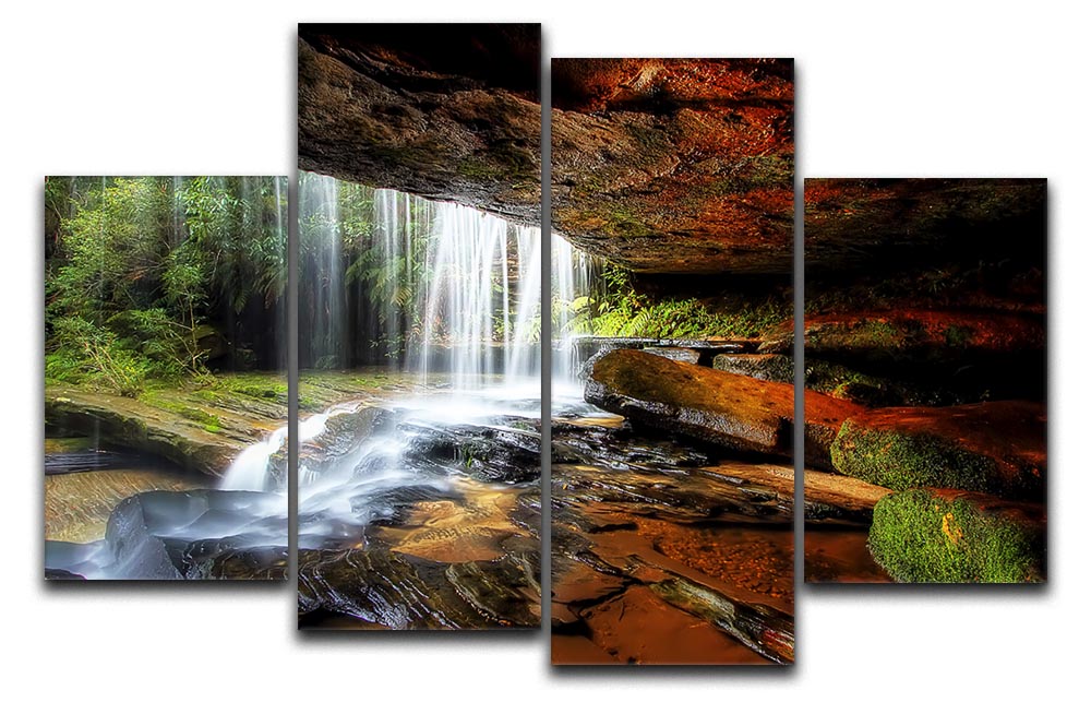 Under The Ledge 4 Split Panel Canvas