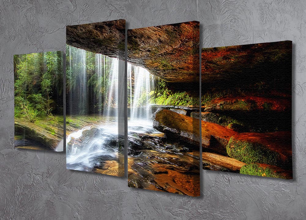 Under The Ledge 4 Split Panel Canvas