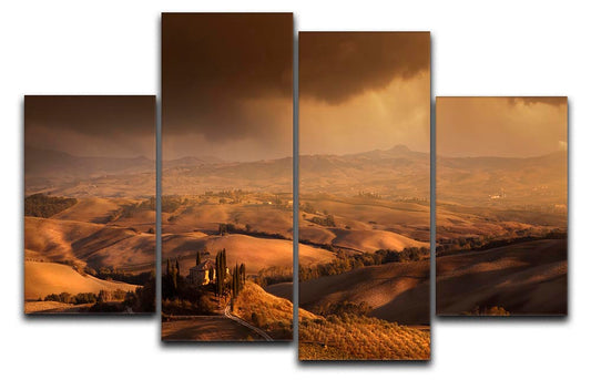 Val Orcia 4 Split Panel Canvas