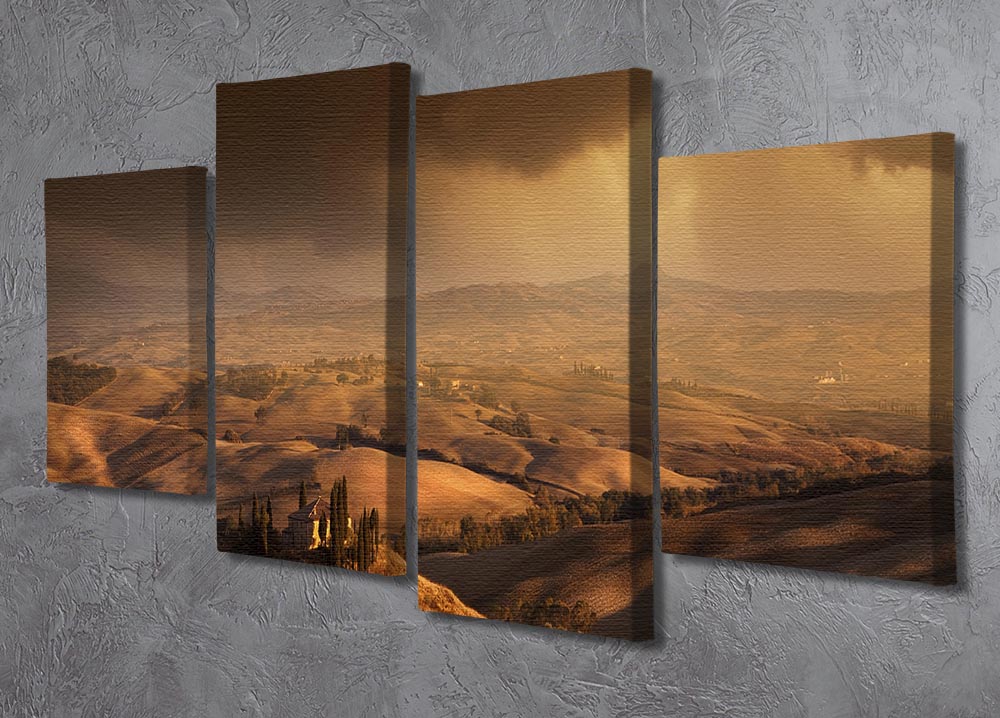 Val Orcia 4 Split Panel Canvas