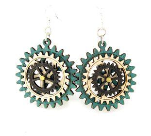 Kinetic Gear Earrings 5004K