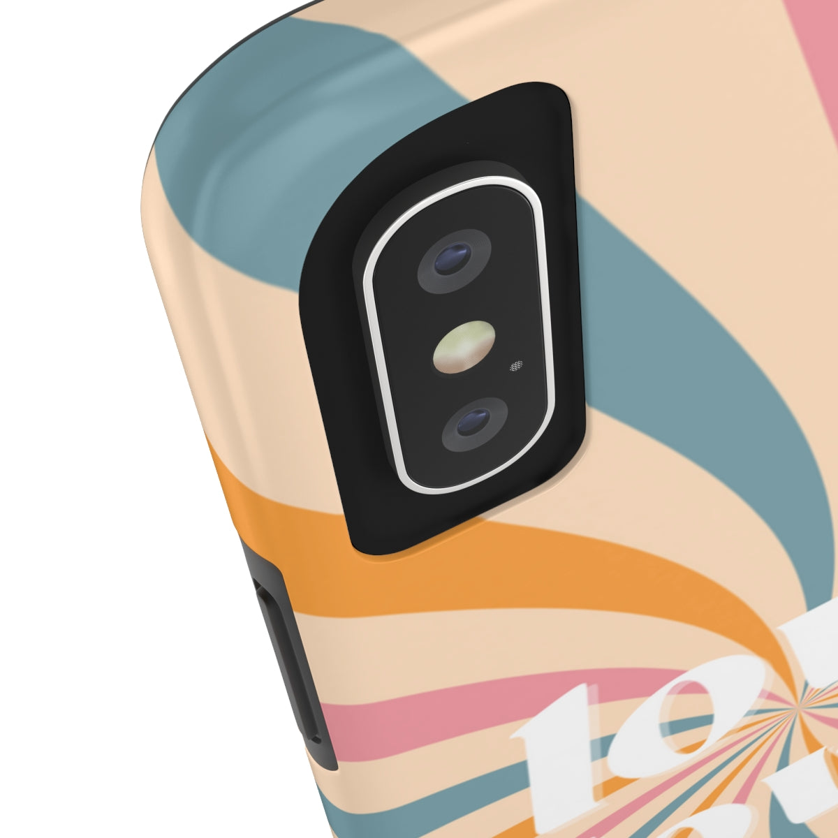 Retro Love Touch Case for iPhone with Wireless Charging