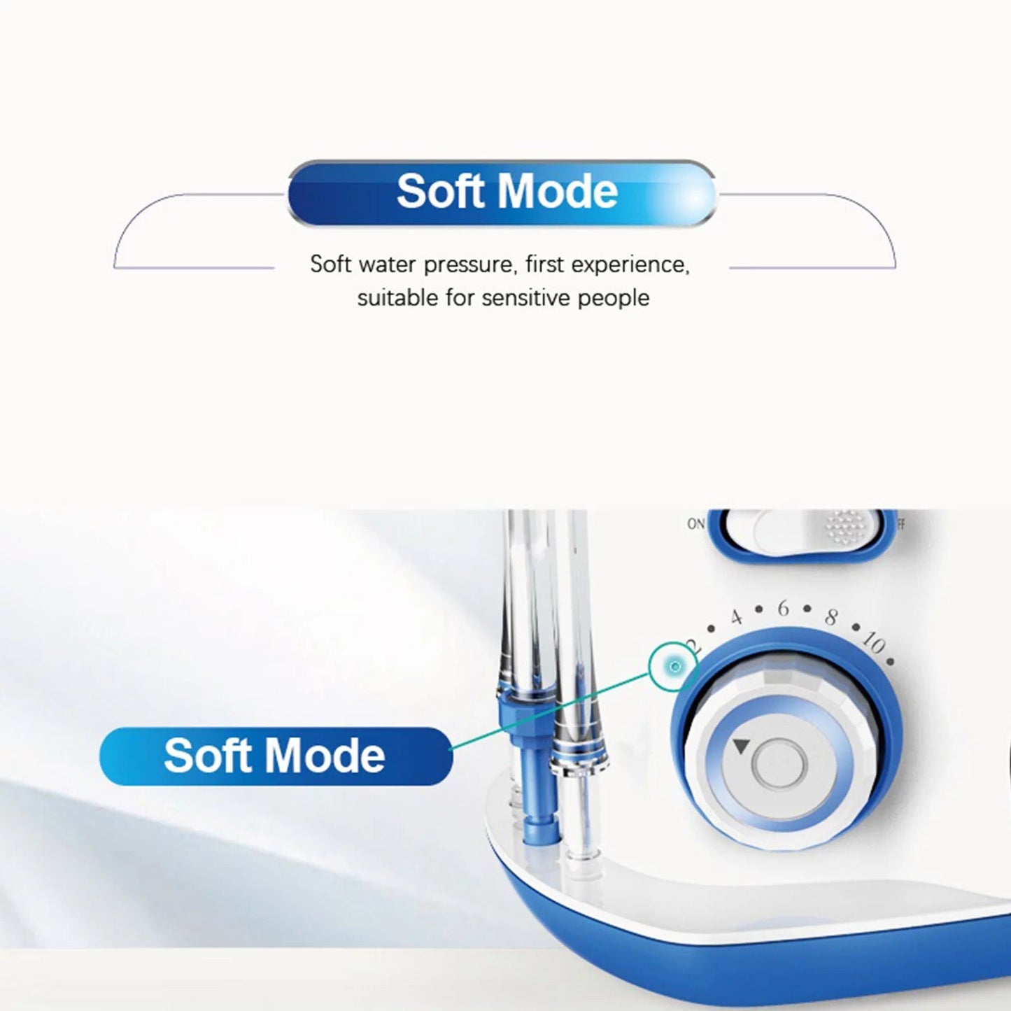 Dental Electric Water Flosser Oral Irrigator with 5 Adjustable Water