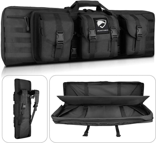 Feastoria Double Long Soft Rifle Case Multi-Function Gun Bag