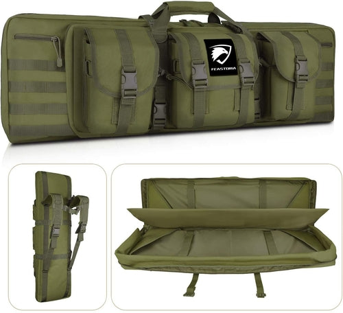 Feastoria Double Long Soft Rifle Case Multi-Function Gun Bag