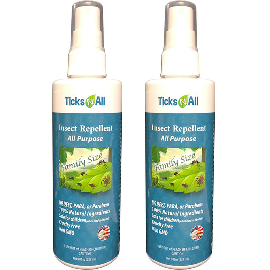 All Natural All Purpose Insect Repellent 8oz (2 pack)