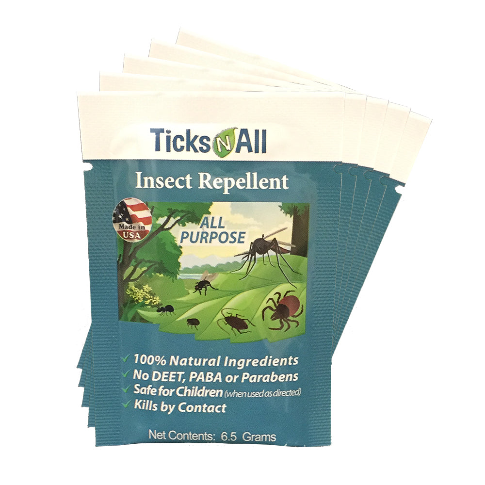 All Natural All Purpose Insect Repellent Wipes (5 cnt.)