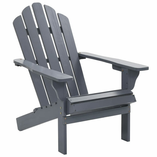 Garden Chair Wood Gray