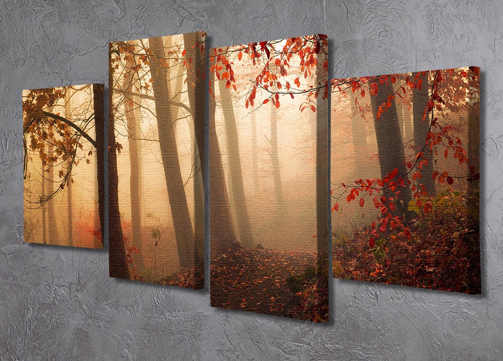 Towards The Light 4 Split Panel Canvas