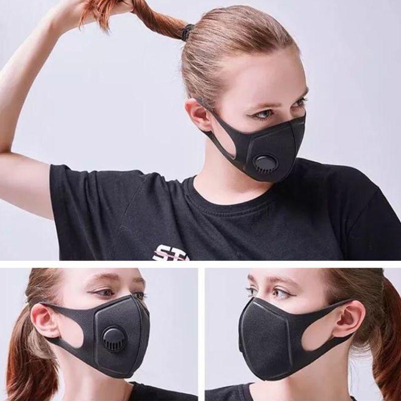 Unisex Sponge Dustproof PM2.5 Pollution Half Face Mouth Mask With