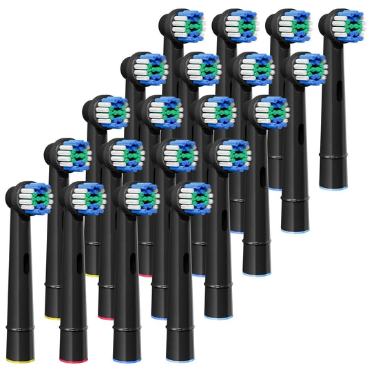 20 Pack Replacement Toothbrush Heads Compatible with Oral B