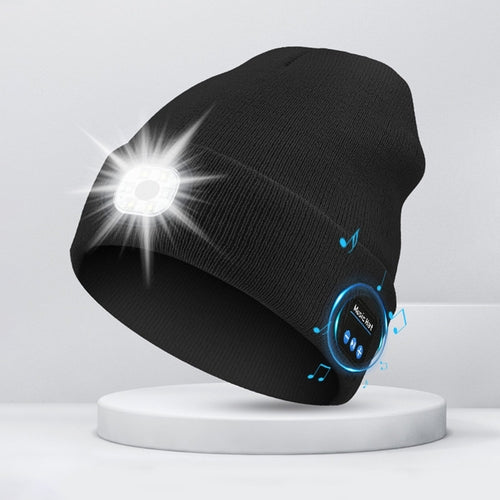 Bluetooth Music Led Beanie Hat with Light for Women Men Outdoor