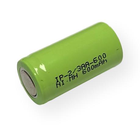 IP Power 2/3AA 600mAh Ni-Mh Rechargeable Flat Top Battery