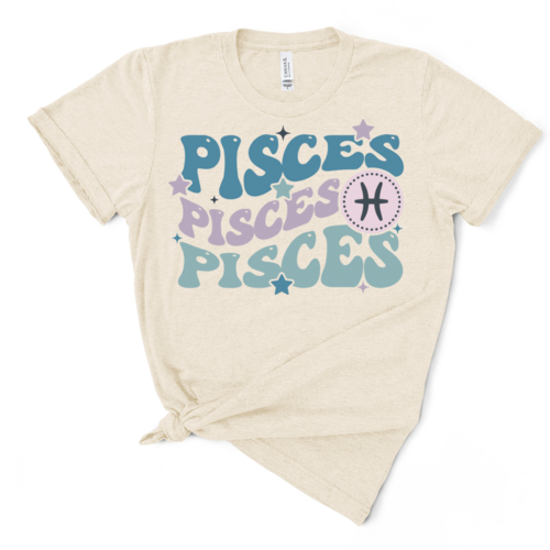 Retro Pisces Graphic Tee