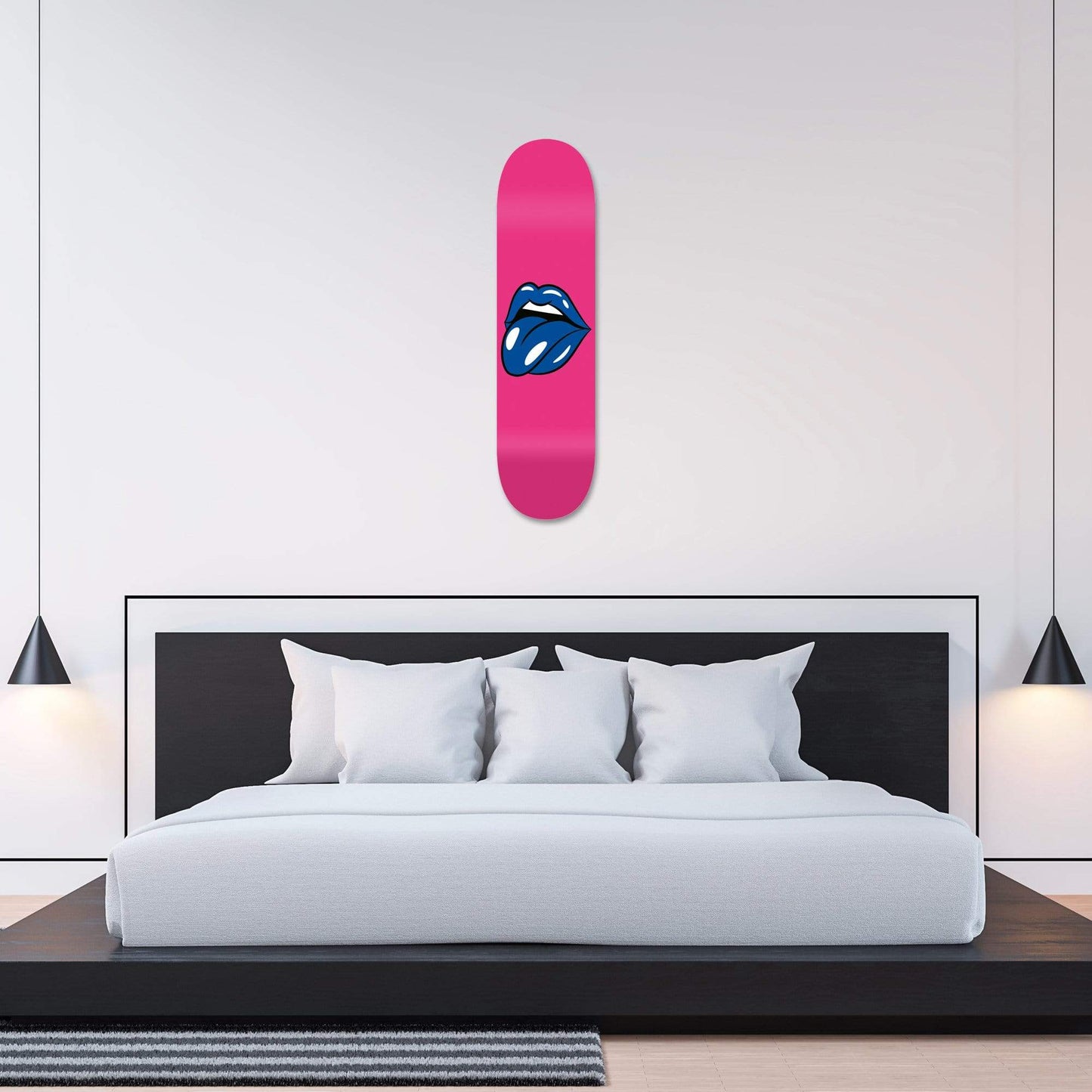 Lips Pink Skateboard