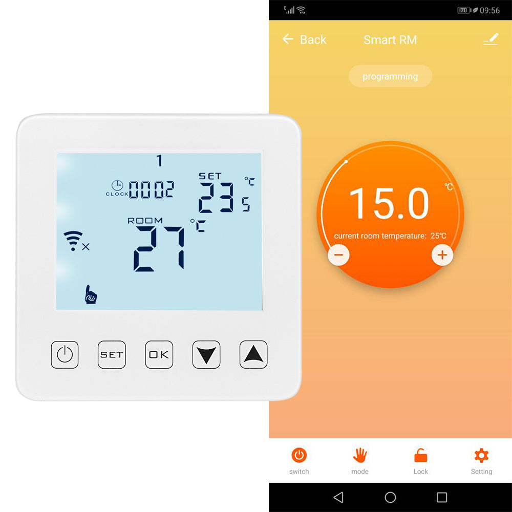 WIFI Digital Thermostat Programmable LCD Display