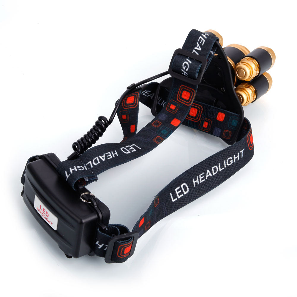 Outdoor 3.7V 2400LM Flexible Zoom Highlight Headlamp