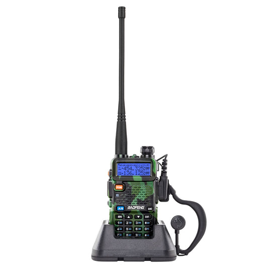 Baofeng UV-5R Walkie Talkie with Power Adapter