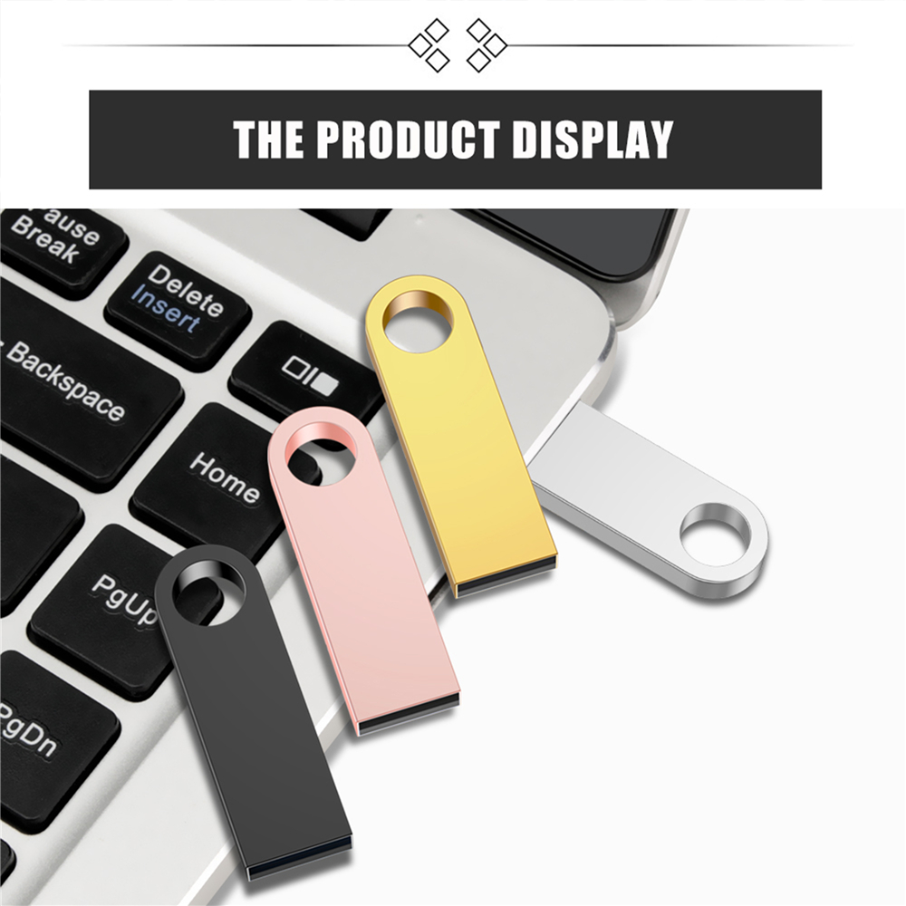 Mini Metal usb flash drive 128G 16G 8G pendrive For Gift