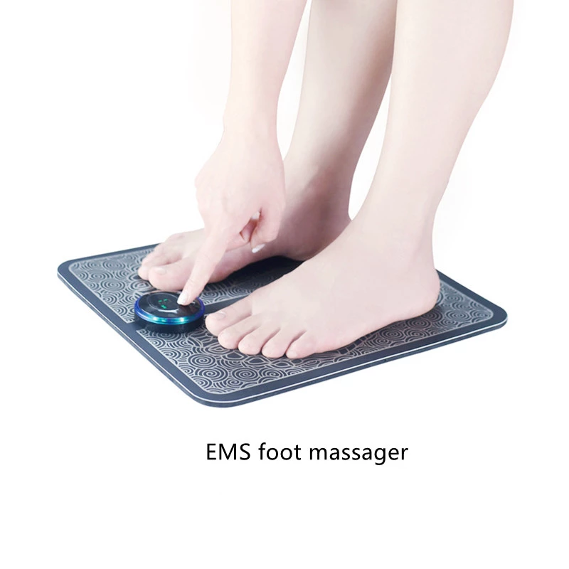 Electric EMS Foot Massager Pad Foot Muscle Stimulator Leg Massage