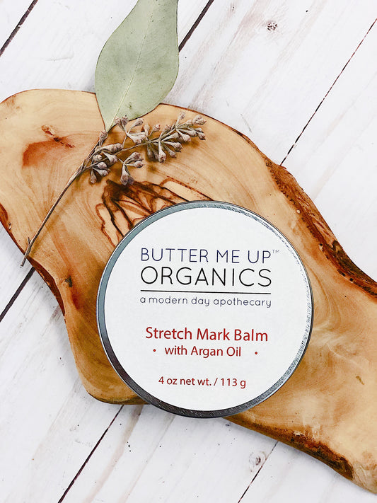 Organic Stretch Mark Body Butter with Argan Oil