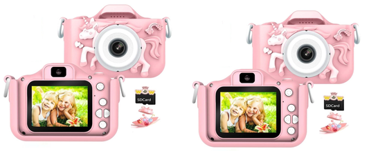 Unicorn Kids Camera for Kids Aged 4-12 Yrs (COLOR-PINK)