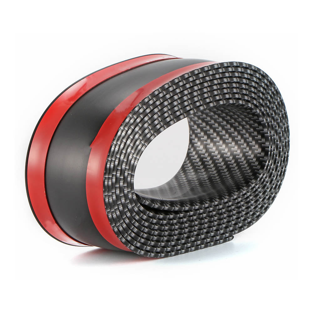 Car Carbon Fiber Rubber Door Sill Protector