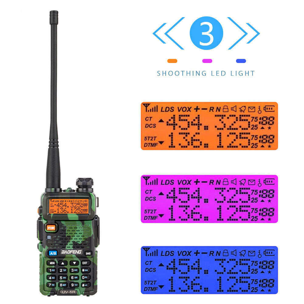 Baofeng UV-5R Walkie Talkie with Power Adapter