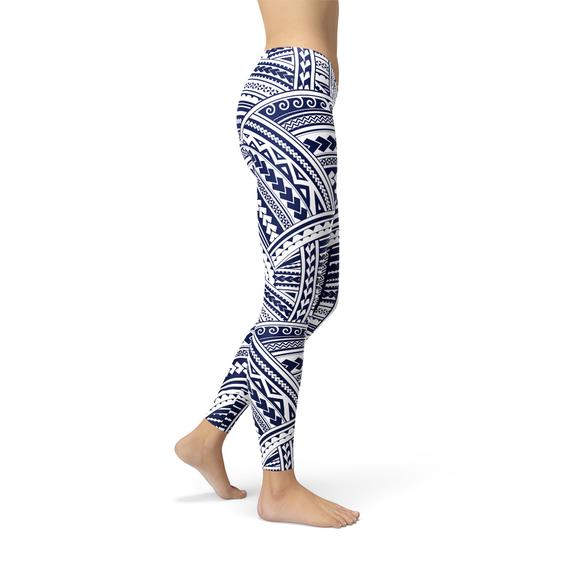 Polynesian Maori Tattoo Leggings