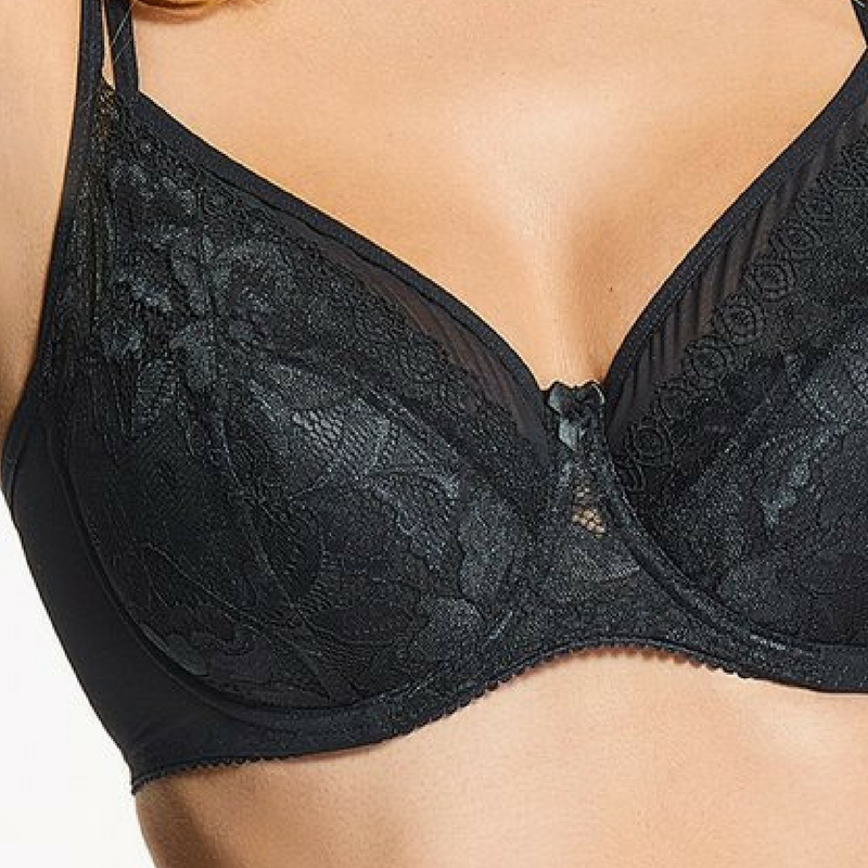 Lace Overlay Plunge Bra Kostar Lacy Love