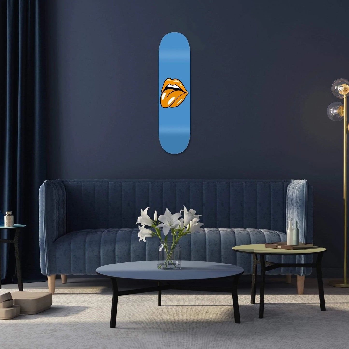 Lips Azure Skateboard