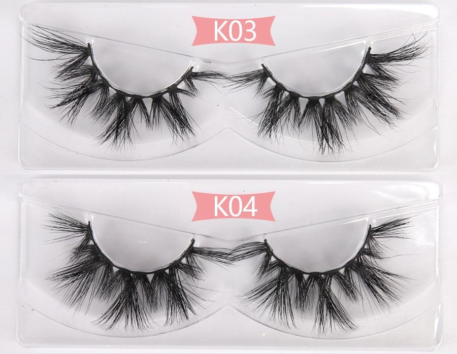 100 Pairs 3D Mink Lashes Wholesale Bulk  3D Mink Eyelashes Thick Long