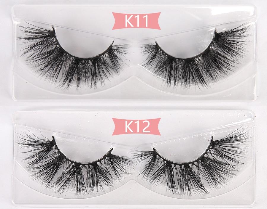 100 Pairs 3D Mink Lashes Wholesale Bulk  3D Mink Eyelashes Thick Long