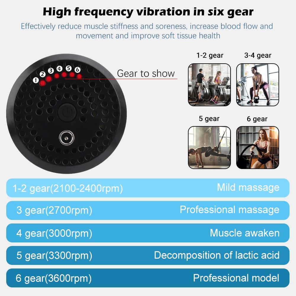 High Quality 6 Speeds Handheld Massager