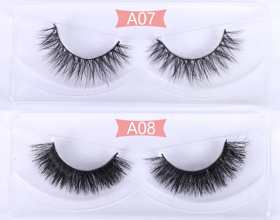 30 Pairs Wholesale No Box Mink Lashes Bulk Natural Hand Made Cruelty