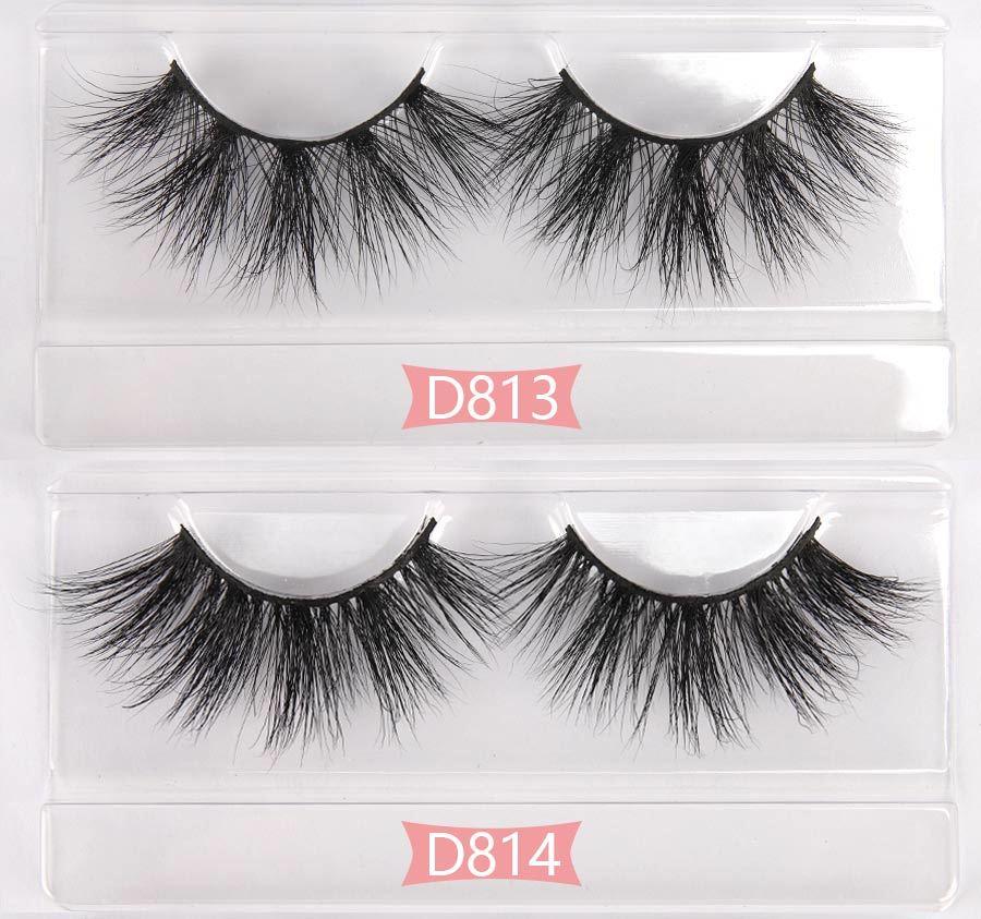 Wholesale Eyelashes100 Pairs 3D Mink Eyelashes 25MM Thick Long Wispy